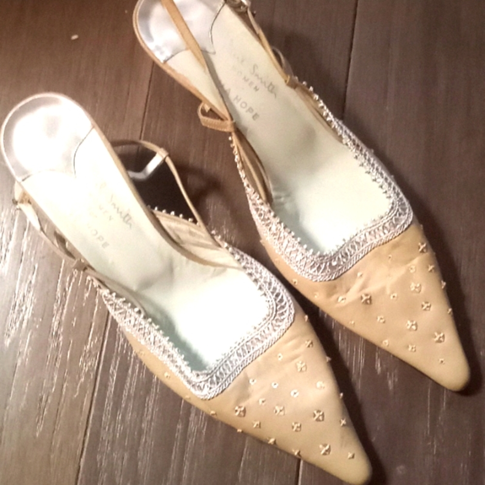 Paul Smith for Emma Hope kitten heels with sequins